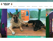 Tablet Screenshot of luckydogsdaycare.com